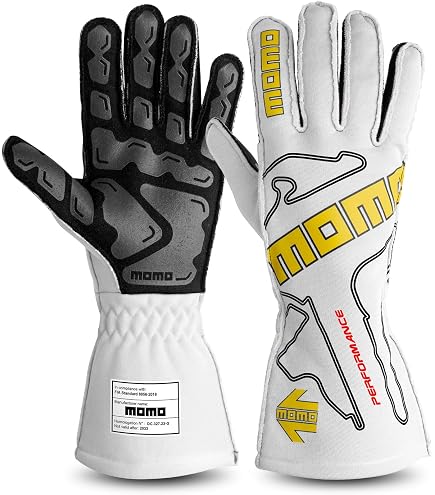 Amazon.co.jp: MOMO FIA8856-2018公認 モモ レーシンググローブ CORSA